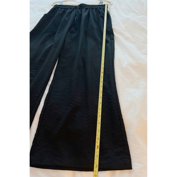 Women’s Drawstring Waist Wide Leg Palazzo  Beach Pants Loose Fit Pockets Sz Lg. - Picture 14 of 16